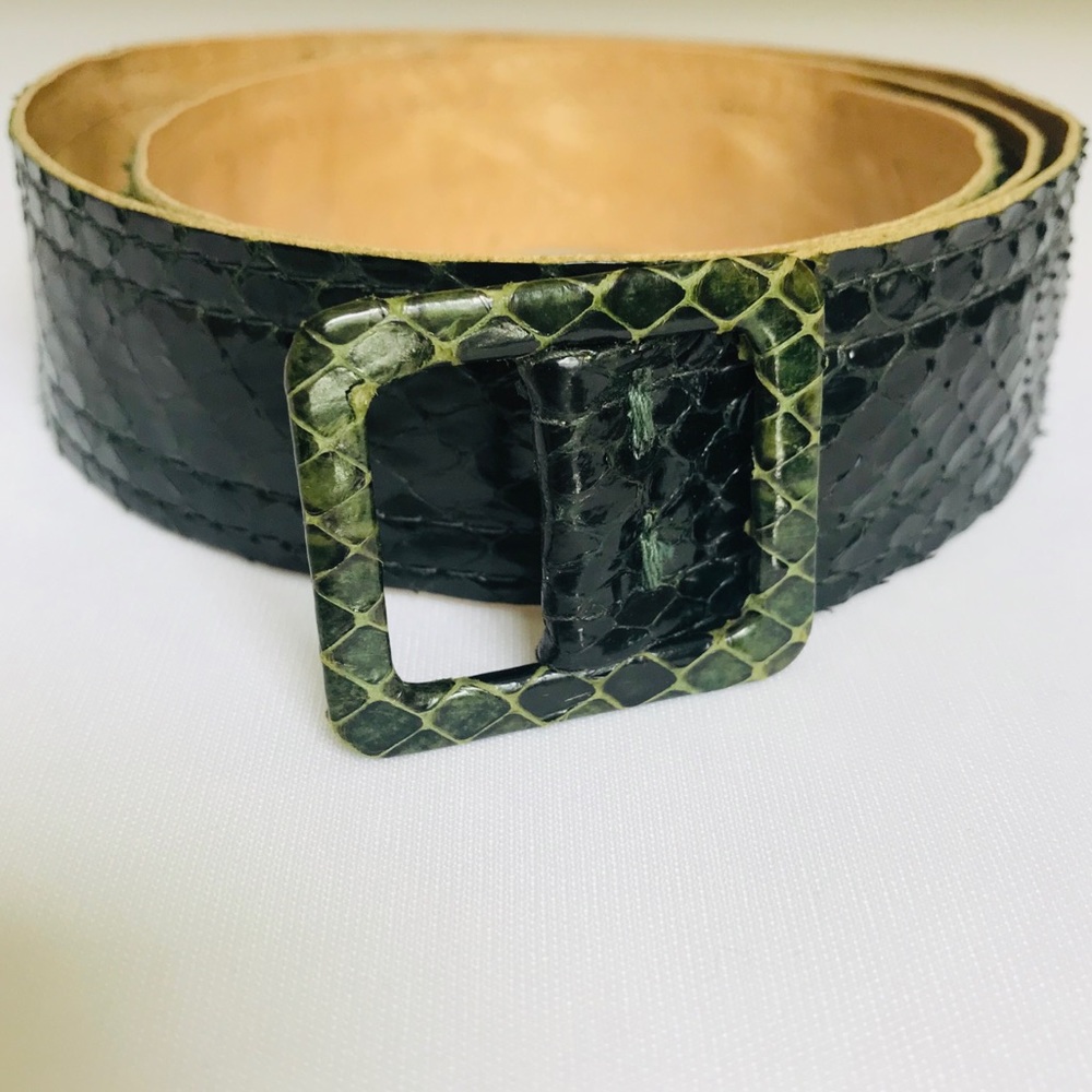 Vintage Genuine Snakeskin Belt